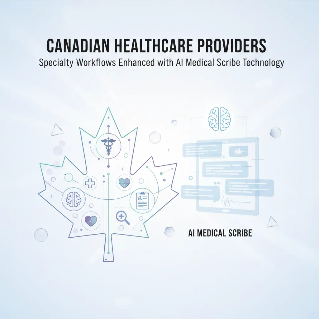 Canadian Healthcare Providers: Specialty Workflows Powered by Scribeberry’s AI Medical Scribe