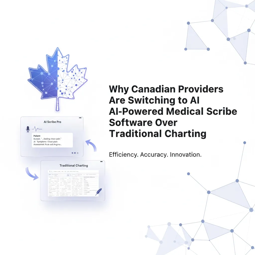Why Canadian Providers Are Switching to AI-Powered Medical Scribe Software Over Traditional Charting