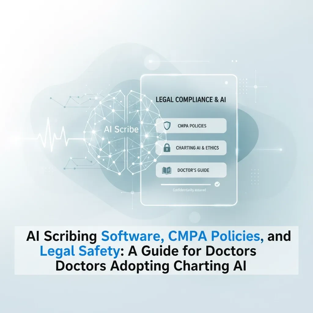 AI Scribing Software, CMPA Policies, and Legal Safety: A Guide for Doctors Adopting Charting AI