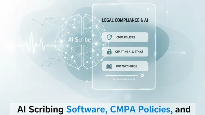 AI Scribing Software, CMPA Policies, and Legal Safety: A Guide for Doctors Adopting Charting AI