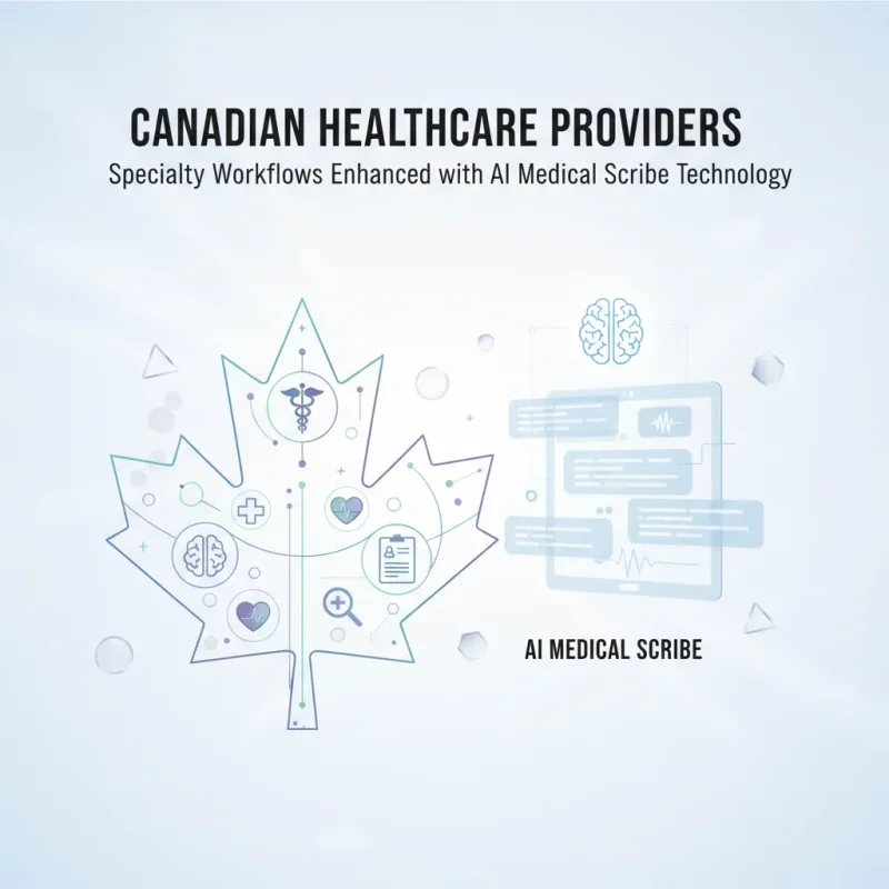 Canadian Healthcare Providers: Specialty Workflows Powered by Scribeberry’s AI Medical Scribe