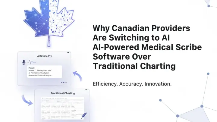 Why Canadian Providers Are Switching to AI-Powered Medical Scribe Software Over Traditional Charting