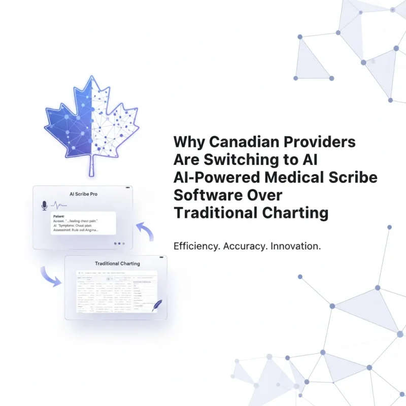 Why Canadian Providers Are Switching to AI-Powered Medical Scribe Software Over Traditional Charting